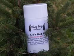 All-Natural Bug Away for No more bug problems or pesky mosquitos. Made without chemical fillers, it is chemical-free and can be used on children or adults with sensitive skin - made with pure organic wholesome ingredients such as shea ricebran oil vitamin e and cocoa butters beeswax and essential oils.