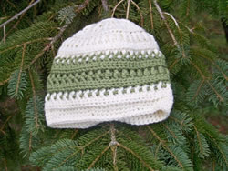 Sewing Crocheted Stocking hat for children or adults. Windy Ridge Handcrafted all natural bath & body product line from Iowa, can be customized to fit your needs perfectly - various styles, colors, and pattern choices.